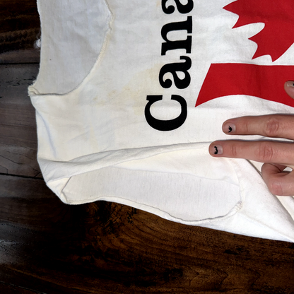 Canada Eh Single Stitch 90s Vintage T Shirt 1990s Victoria Tank Chop Rap Music