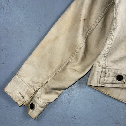 Levis VTG Trucker Jacket 557 Big E Type 3 1960s 60s 70518 1022 White Denim 2
