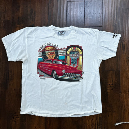LLee Burger VTG T Shirt Classic Antique Sports Cars America USA Nascar Driving