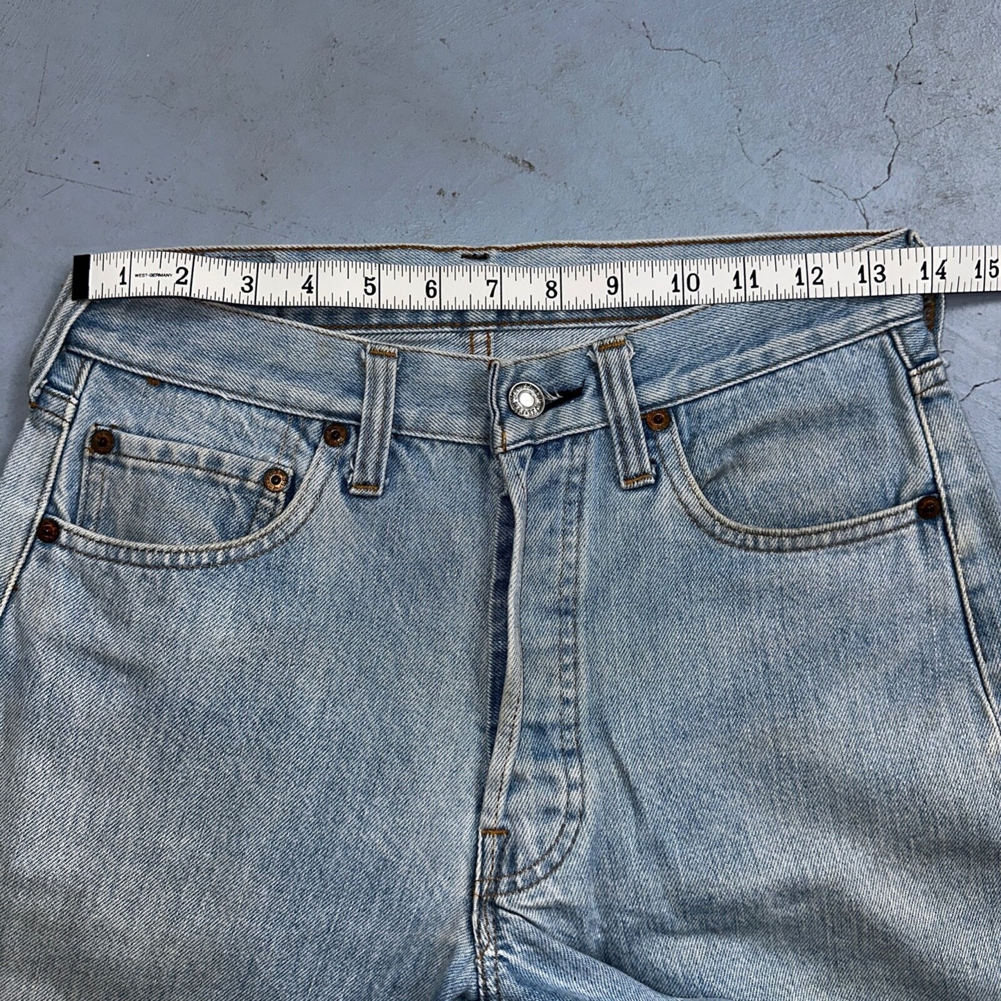 Levis 501 Vintage 80s Redline Selvedge USA XX Jeans Light Wash 29x30 Act 27x27