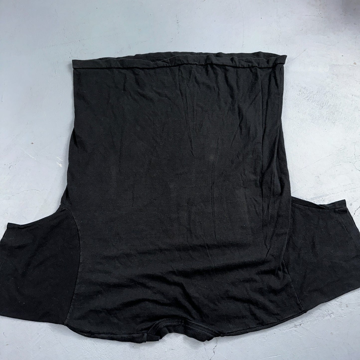 Black Blank 80s Selvedge Pocket VTG T Shirt 1980s 70s Basic Simple No Prints