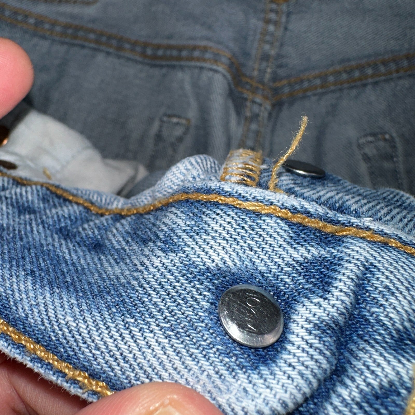 Levis 501 Vintage 90s XX Straight Leg Jeans Y2K Light Wash 36x34 Act 33x30