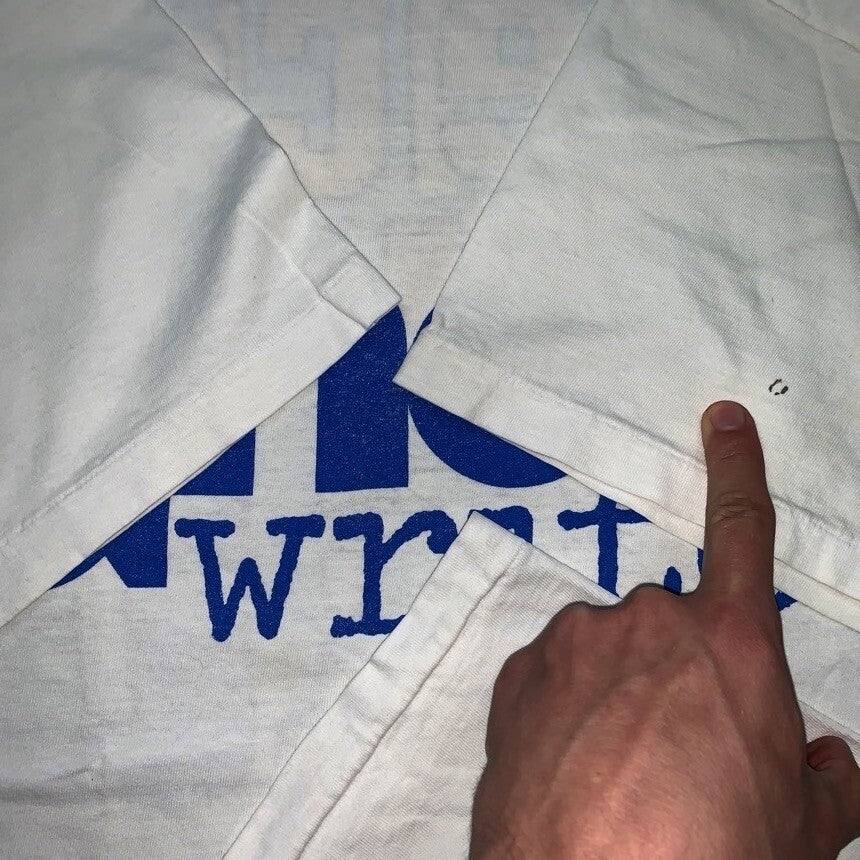 Ghost Writer Promo Vintage Nike T Shirt USA Rare Movie Rap TV Show 90s OG Memory