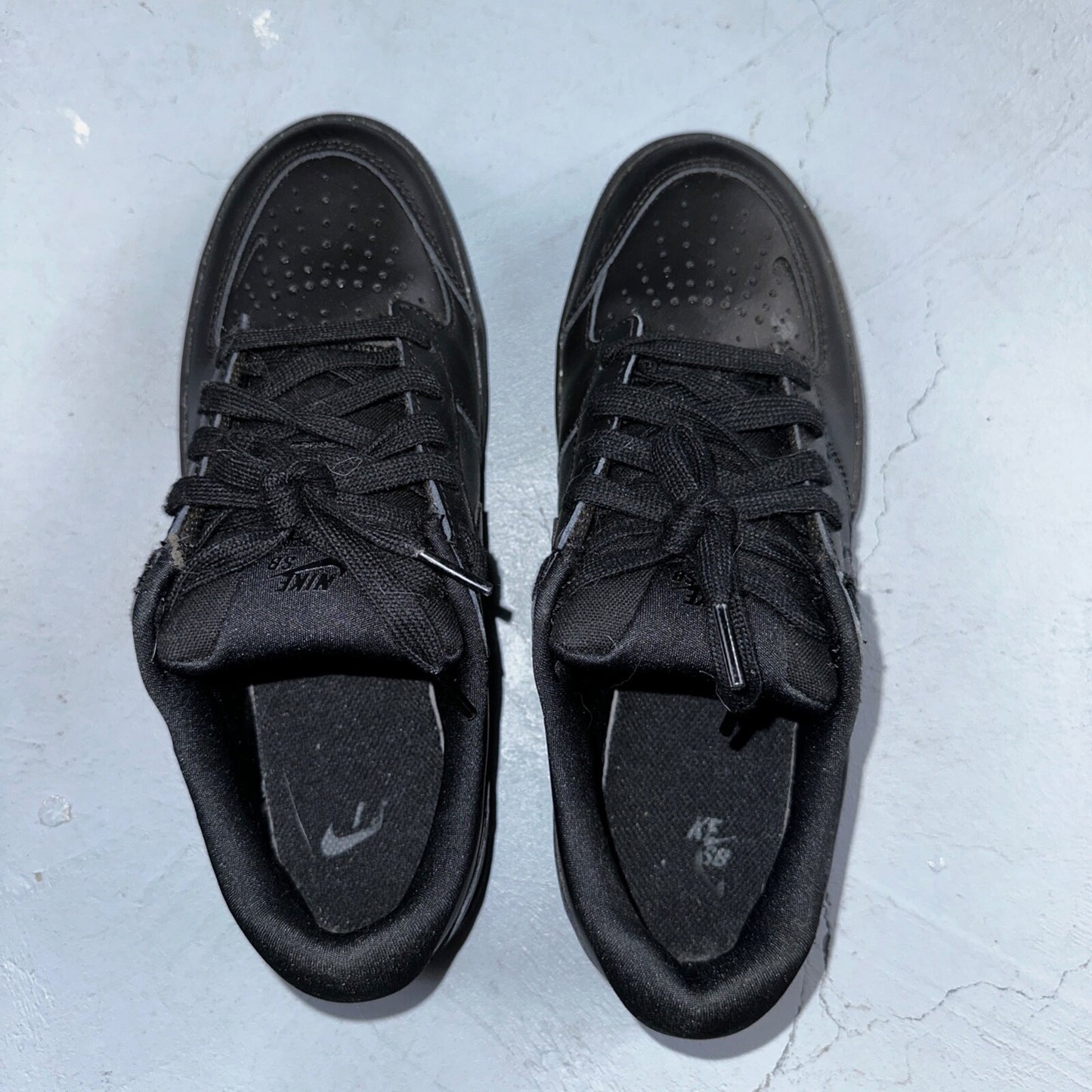 Nike SB Force 58 Premium Mens Size 7.5 DH7505-001 Black Casual Shoes Sneakers