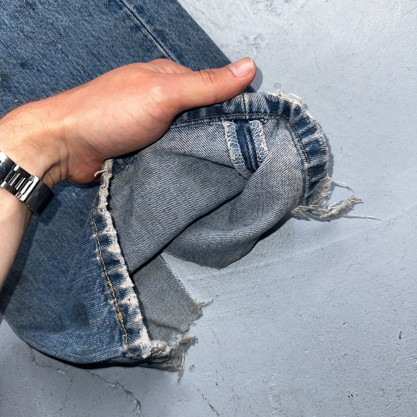 Levis 501 Vintage Y2K 90s XX Straight Leg Jeans Blue Light Wash 40x32 Act 38x31