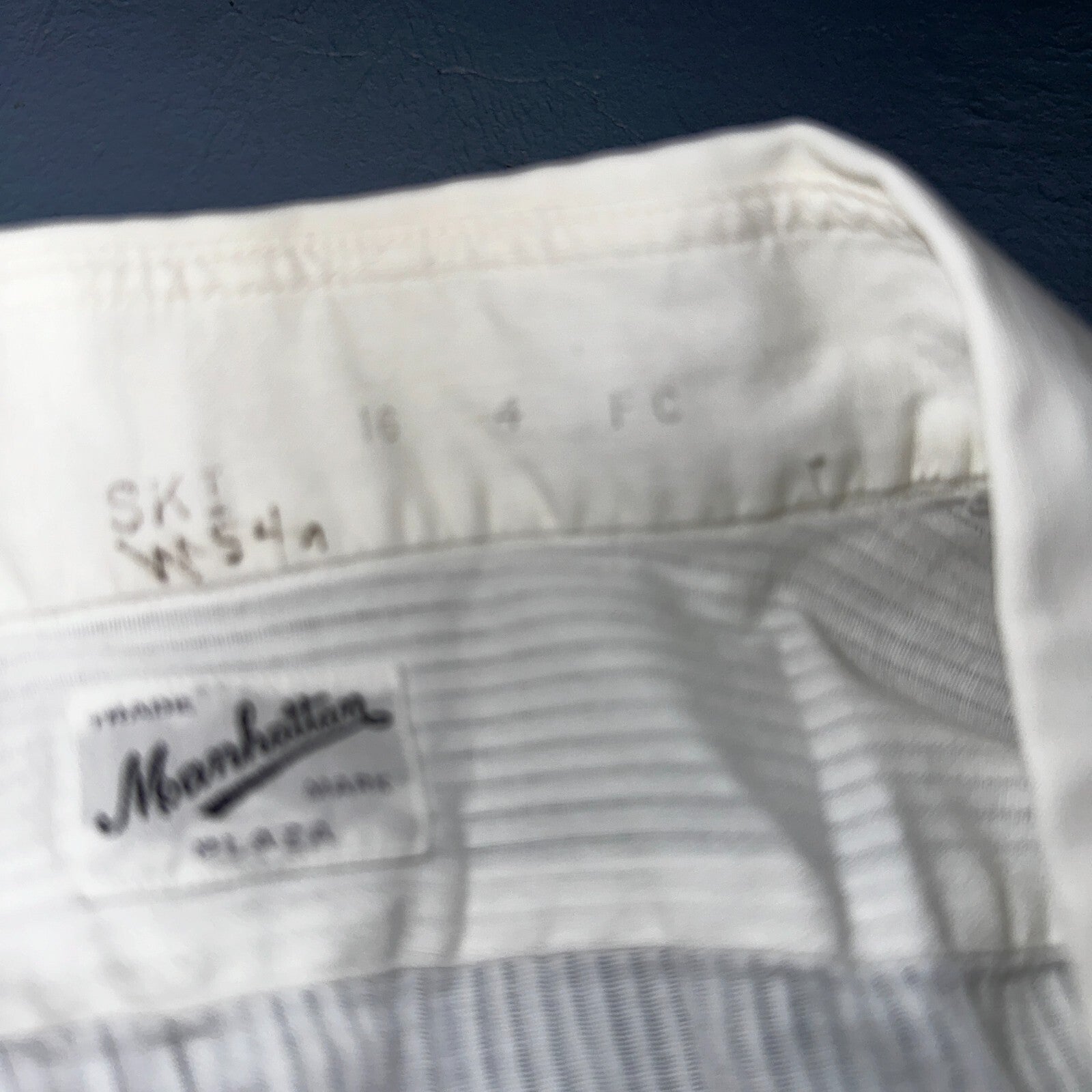 Manhattan Plaza VTG 20S 30S Mens 16 White Dress Bib Tuxedo Shirt Antique 1920s