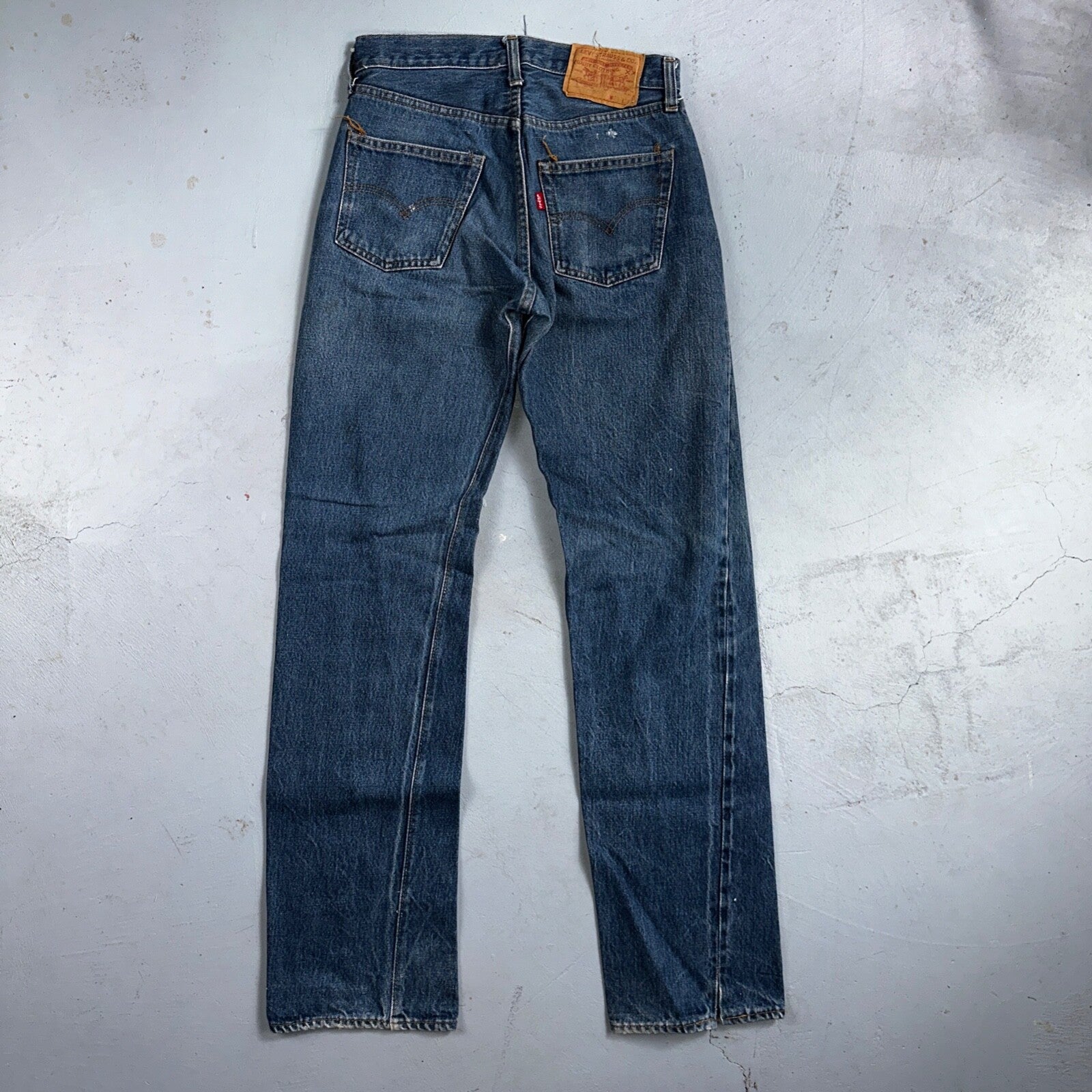 Levis 501 Vintage 80s Redline Selvedge USA XX Jeans Med Wash 28x36 Act 27x32