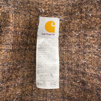 Carhartt VTG Detroit Jacket Men's 2XL Lined Blanket Workwear J97 BLK Thrashed