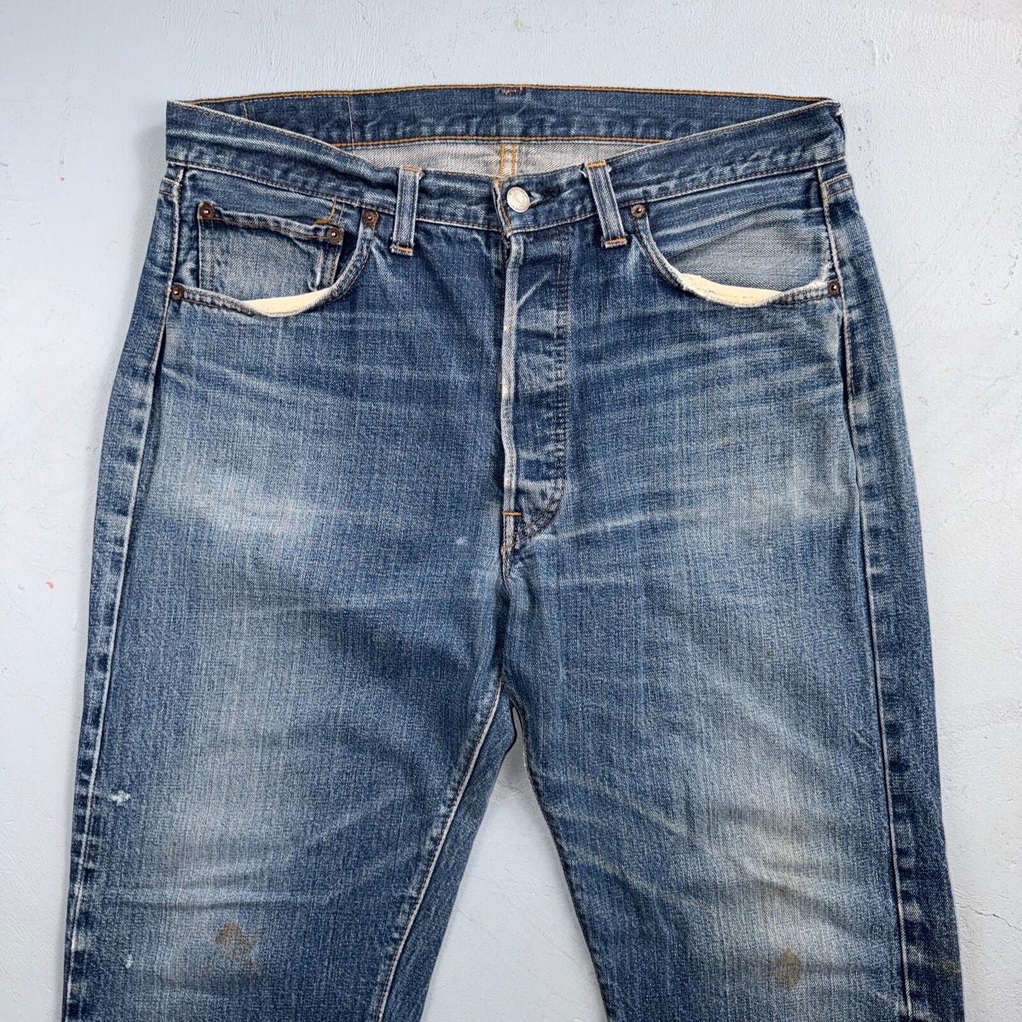 Levis 501 Big E Vintage 60s Redline Selvedge USA XX 1960s Jeans 36x32 Act 34x28