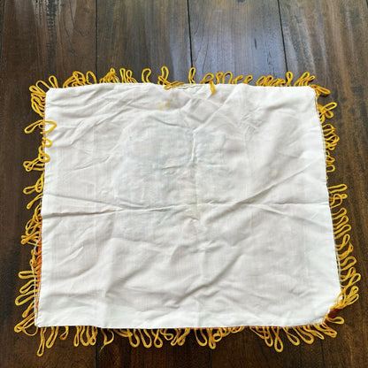 VTG Vietnam Handmade Silk Embroidered Tiger Souvenir Wall Art Collectible Jacket
