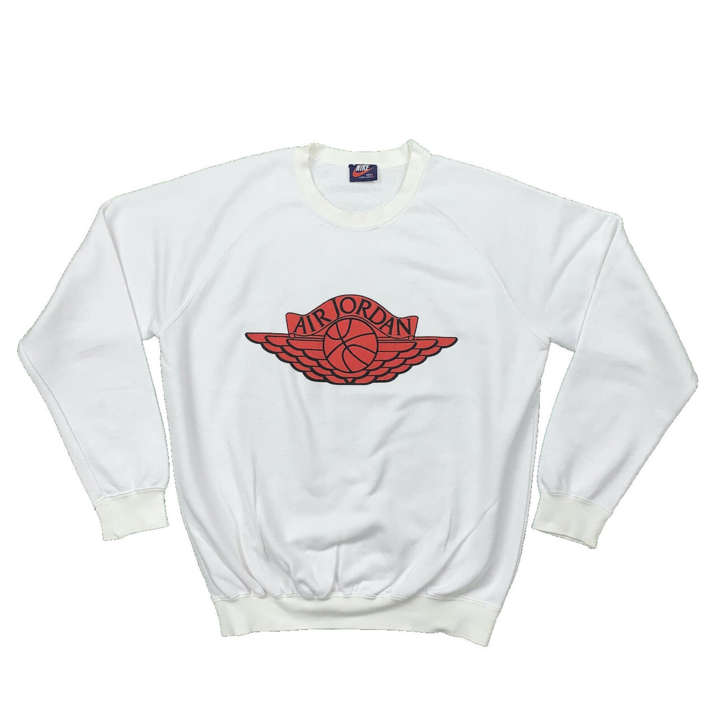 Nike Vintage Sweatshirt Mens T Shirt Jordan 1985 Wings Logo Japan Crewneck Bred