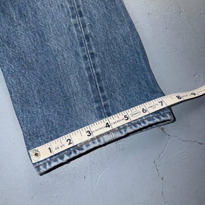 Levis 501 Vintage 80s Redline Selvedge USA XX Jeans Light Wash 30x34 Act 28x29