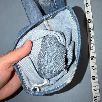 Levis 501 Vintage 80s Redline Selvedge USA XX Jeans Light Wash 34x36 Act 31x27
