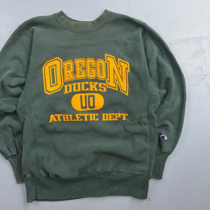 VTG 80s Champion Reverse Weave Oregon Ducks Athletic Dept Sweatshirt UO USA L