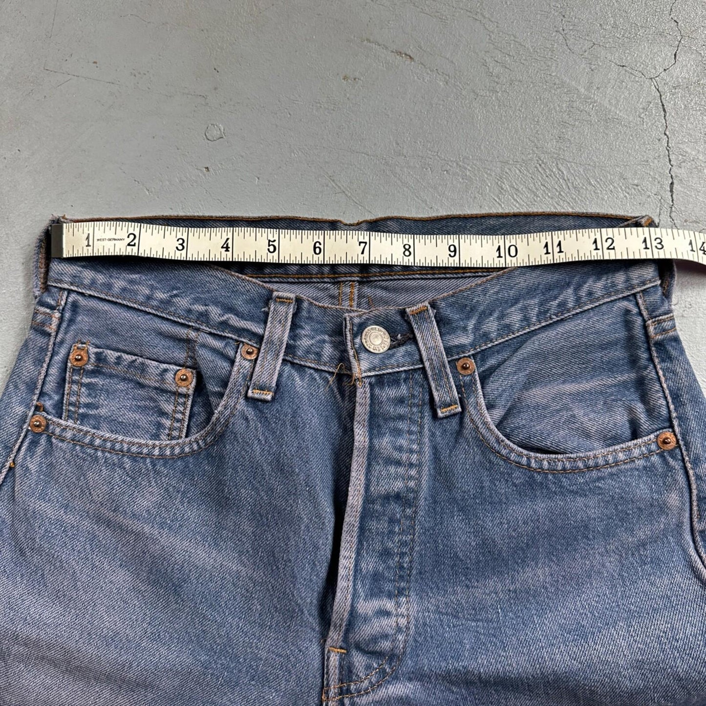 Levis 501 Vintage 80s Redline Selvedge USA XX Jeans Dyed Wash 28x36 Act 26x31