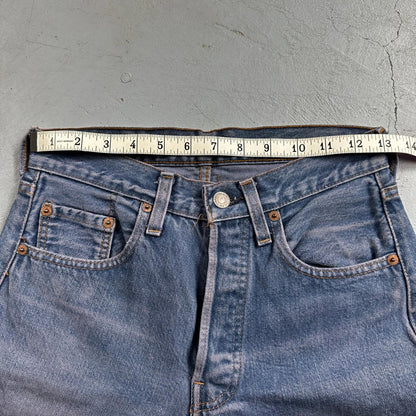 Levis 501 Vintage 80s Redline Selvedge USA XX Jeans Dyed Wash 28x36 Act 26x31