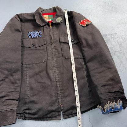 VTG WearGuard Mechanic Work Jacket Workwear New Found Glory Rock Detroit Music
