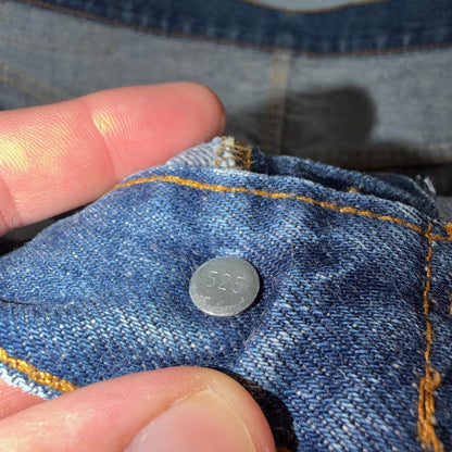 Levis 501 Vintage 80s USA XX Straight Leg Jeans Blue Med Wash 42x32 Act 38x28
