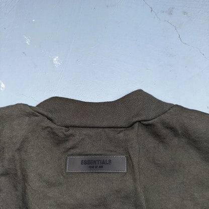 Essentials Fear Of God Brown Puff Print Logo Spell Our Men’s T Shirt XL Boxy
