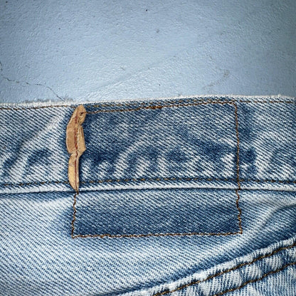 Levis 501 Vintage 80s Redline Selvedge USA XX Jeans Light Wash 66 Act 28x31