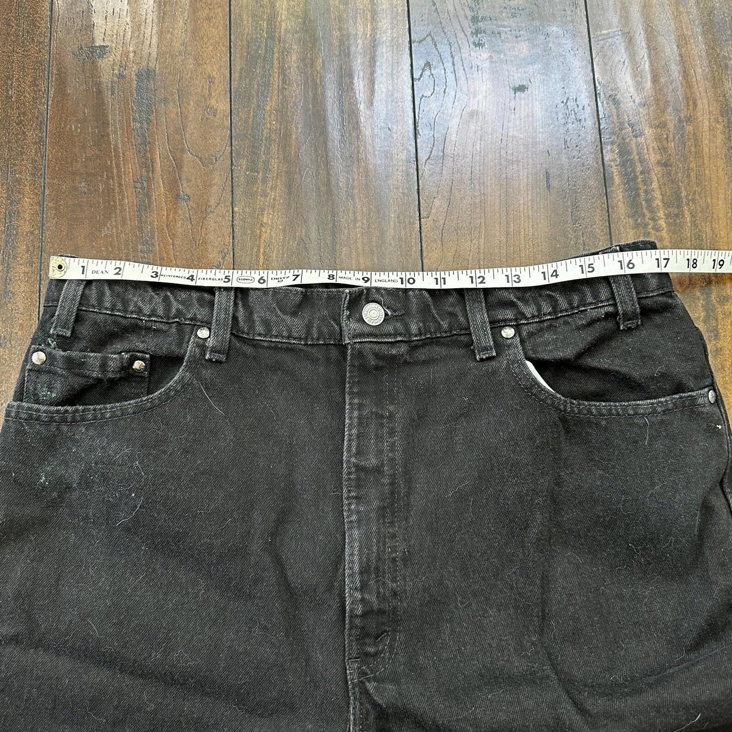 VTG Levi’s 540 Made In The USA Jeans Relaxed Fit Black 38x32 90s 501 Act 34x32