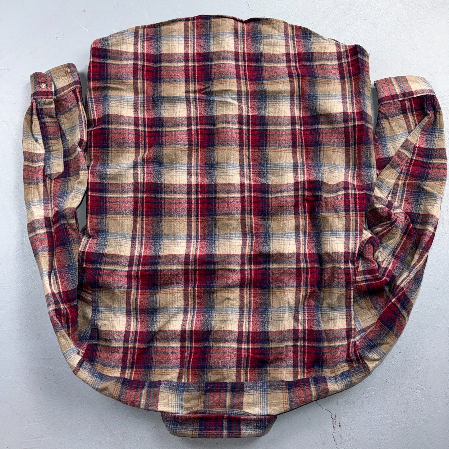 VTG 90s Pendleton Wool Flannel Shirt Jacket Gray Red Plaid USA Made L Rockabilly