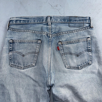 Levis 501 Vintage 80s Redline Selvedge USA XX Jeans Light Wash 524 Act 32x27