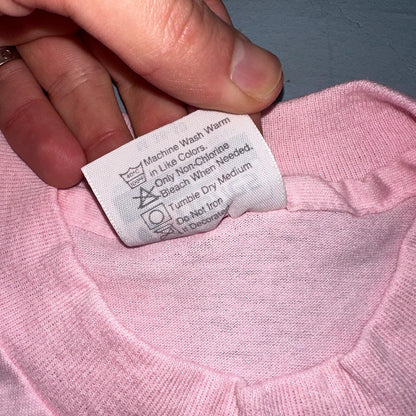 Northwest Hanes 1980s VTG T Shirt 80s Pink Hot Rod Customs Oregon PDX Pink Art