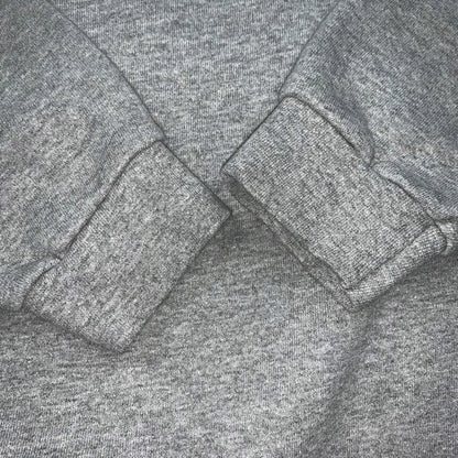 Nike Vintage Crewneck Sweater Gray Center Swoosh Hoodie 90s Charli D'amelio