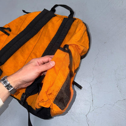 Vintage L.L. Bean Continental Rucksack Orange Backpack Hiking Camping 90s Orca