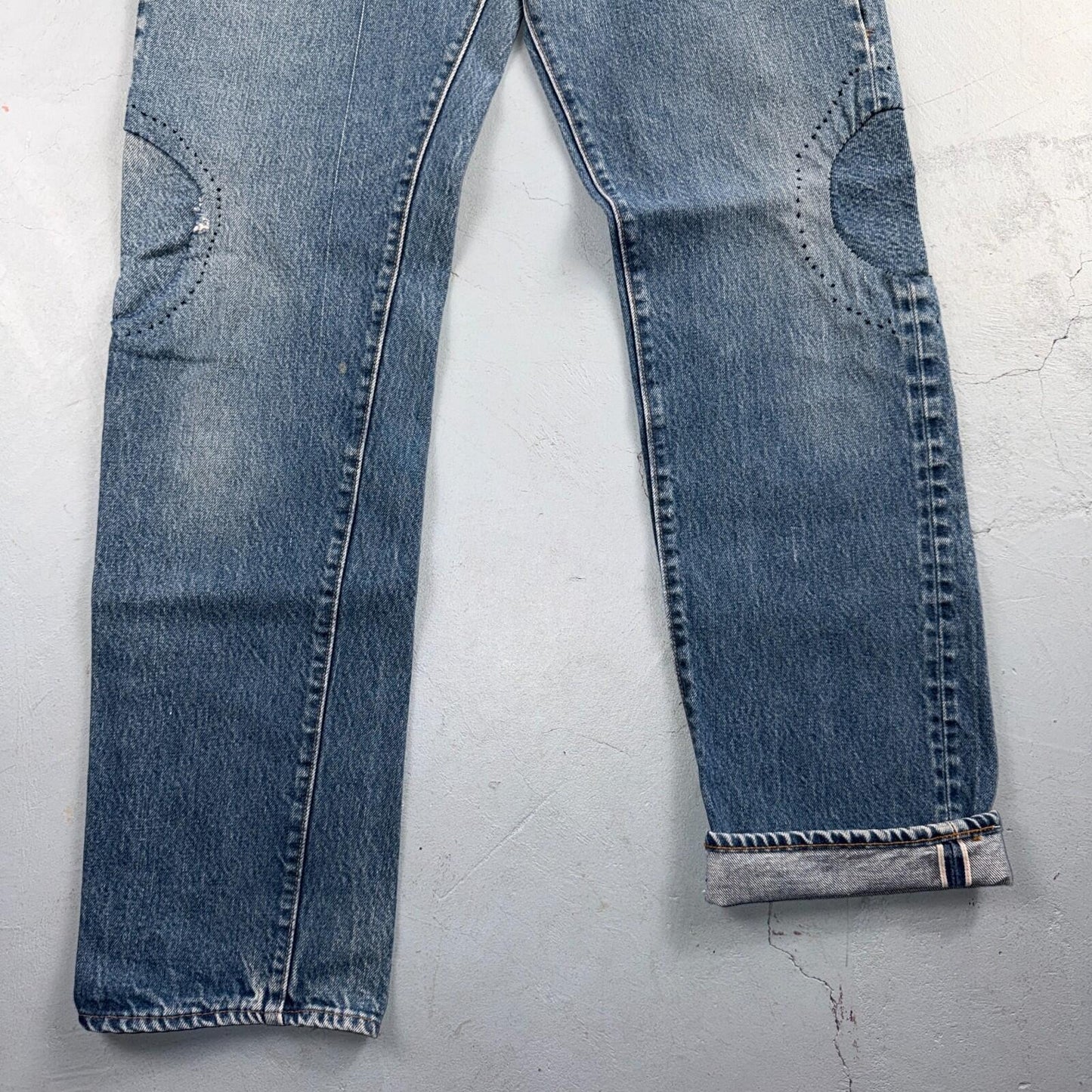 Levis 501 Vintage 80s Redline Selvedge USA XX Jeans Light Wash 32x36 Act 30x31