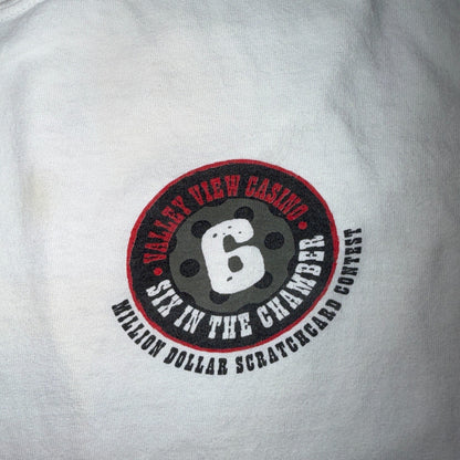 VTG 90s Ballys New Cash Grab Casino T Shirt Gambling Graphic Las Vegas Cowboy