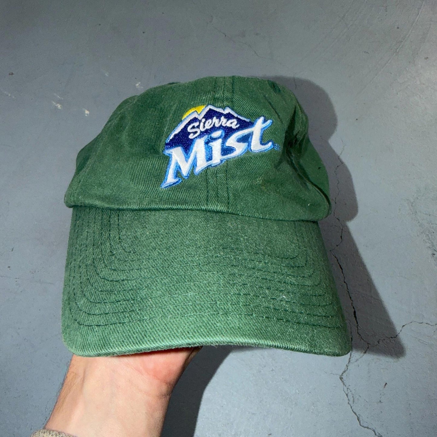 Sierra Mist VTG Hat Baseball Cap Snapback Soda Coke Y2K Green Promo Cool