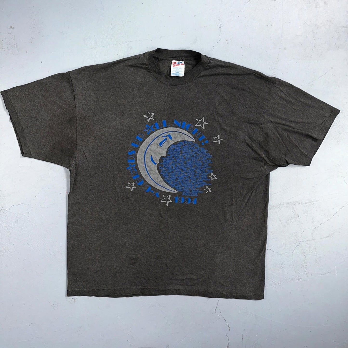 Graduation Night Party VTG T Shirt PDX Oregon Moon 1994 Reunion Spooky Cool Star