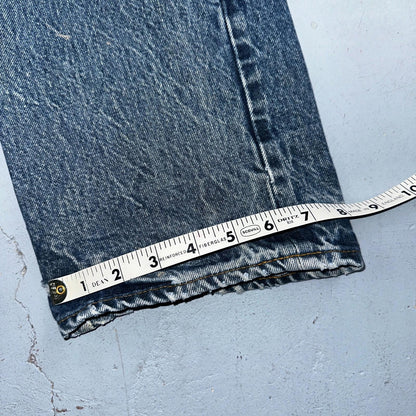 Levis 501 Vintage 80s Redline Selvedge USA XX Jeans Light Wash 35x36 Act 31x31