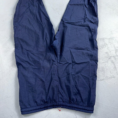 Nike VTG 90s Windbreaker Track Pants Ankle Zip Unlined Navy 1990s Essential