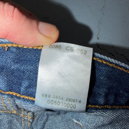 Levis 501 Vintage Y2K XX Straight Leg Jeans Blue Med Wash 34x33 Act 33x30