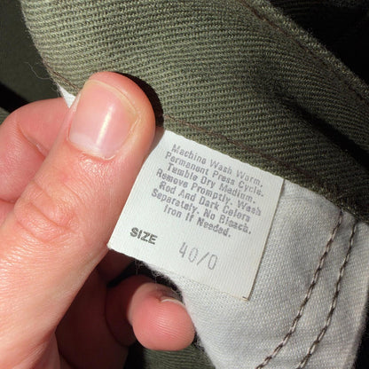 Vintage Osh Kosh Bgosh Pants Mens 40 (38x28) Green Union Made Sanforized 70s