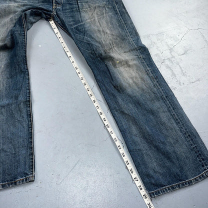 Levis 501 Vintage Y2K XX Straight Leg Jeans Blue Med Wash 36x30 Act 35x29