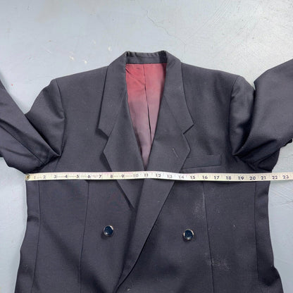 MASCIARELLI MODA DEL MONDO Pure Wool Suit Double Breast Jacket Vintage 80s