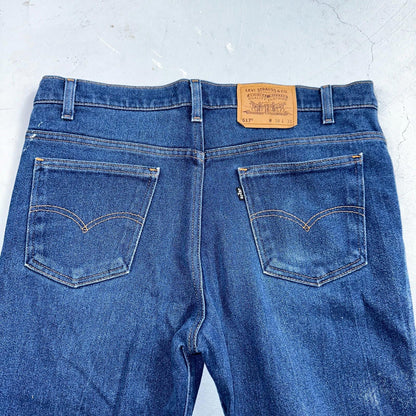 Levis 517 Vintage 90s USA Orange Tab Bootcut Flare Blue Jeans 38x31 Act 36x29