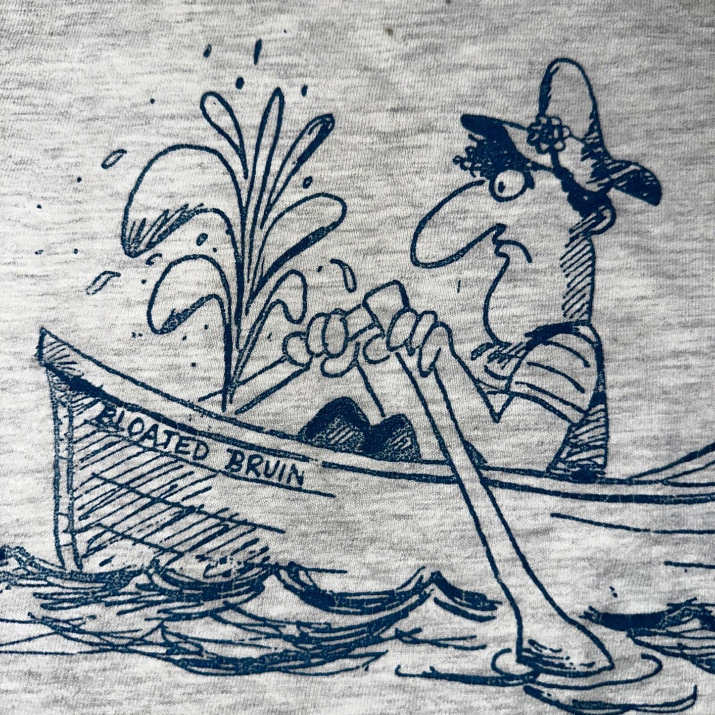 Raft Racing Hanes 90s VTG T Shirt Single Stitch Blank Funny Swimming Sports