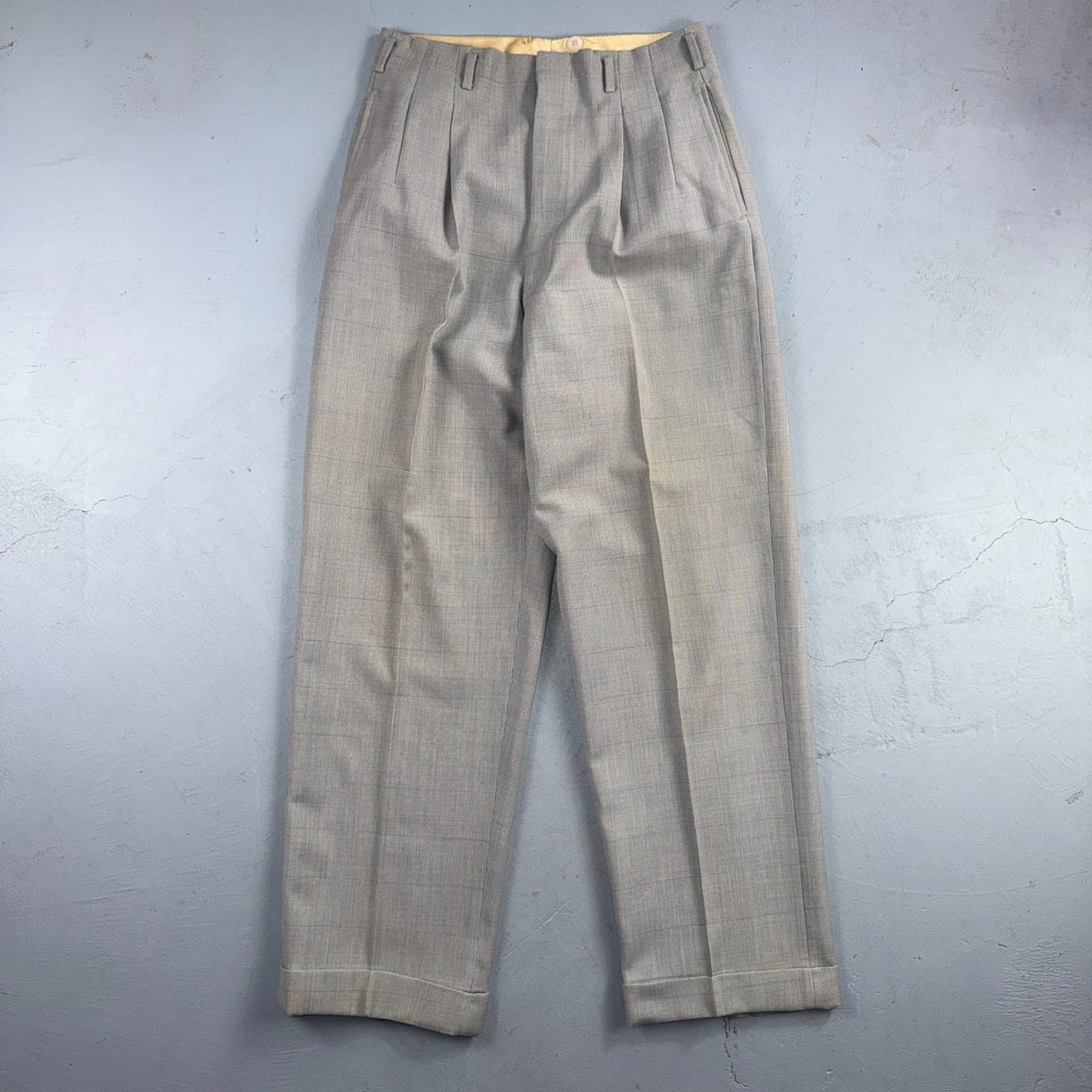 1960s 1970s VTG Mens 2 PC Suit 42 Jacket Coat Pants Gray Union Wool Rockabilly
