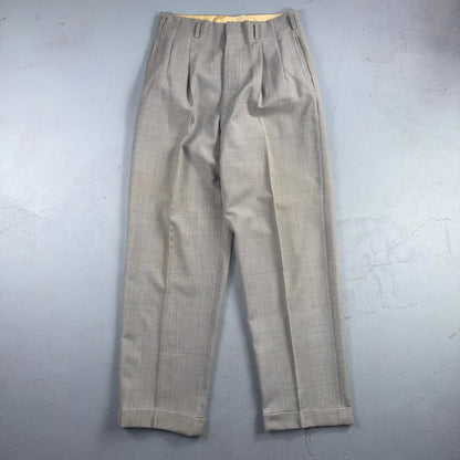 1960s 1970s VTG Mens 2 PC Suit 42 Jacket Coat Pants Gray Union Wool Rockabilly