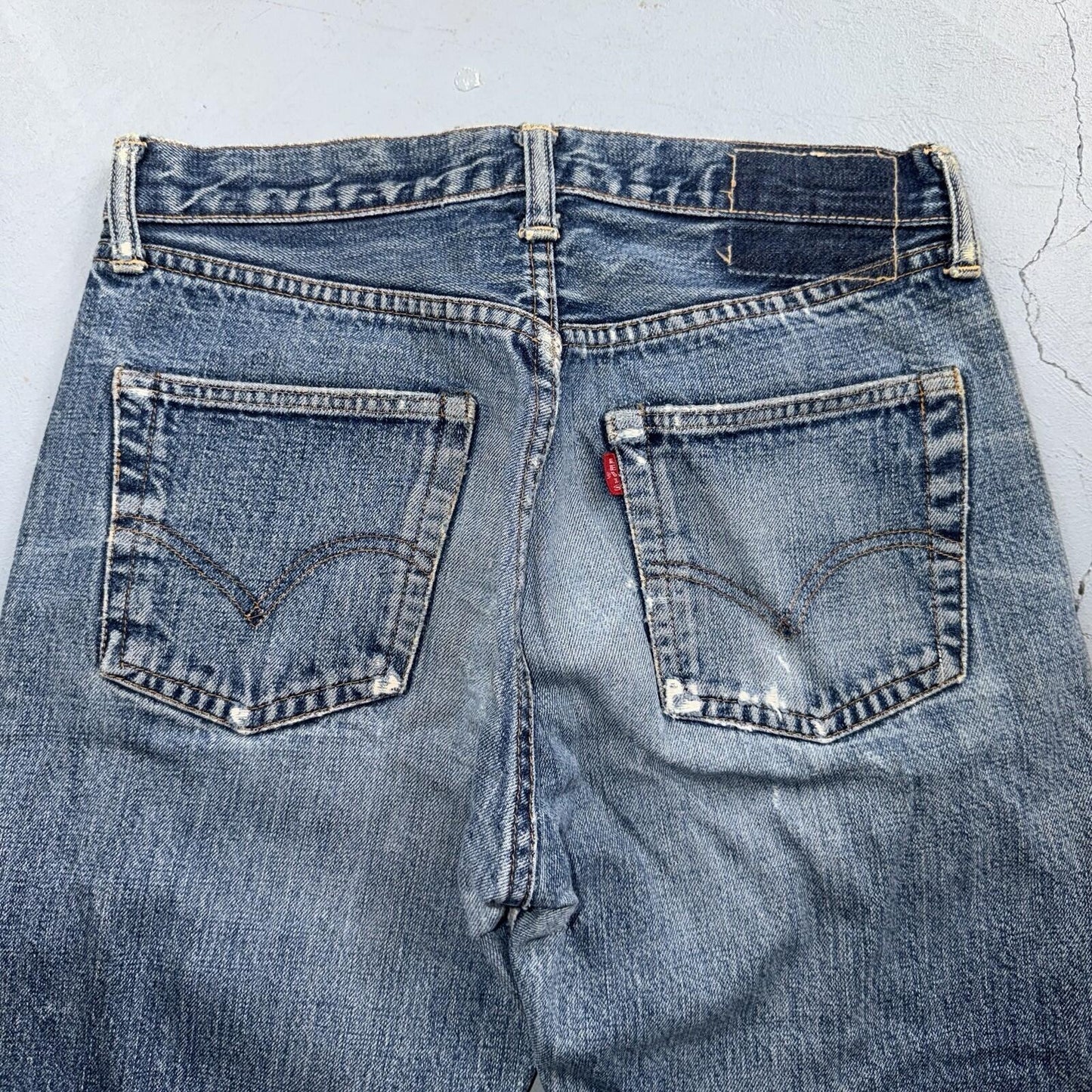 Levis 501 Big E Vintage 60s Redline Selvedge USA XX 1960s Jeans 66 Act 28x28