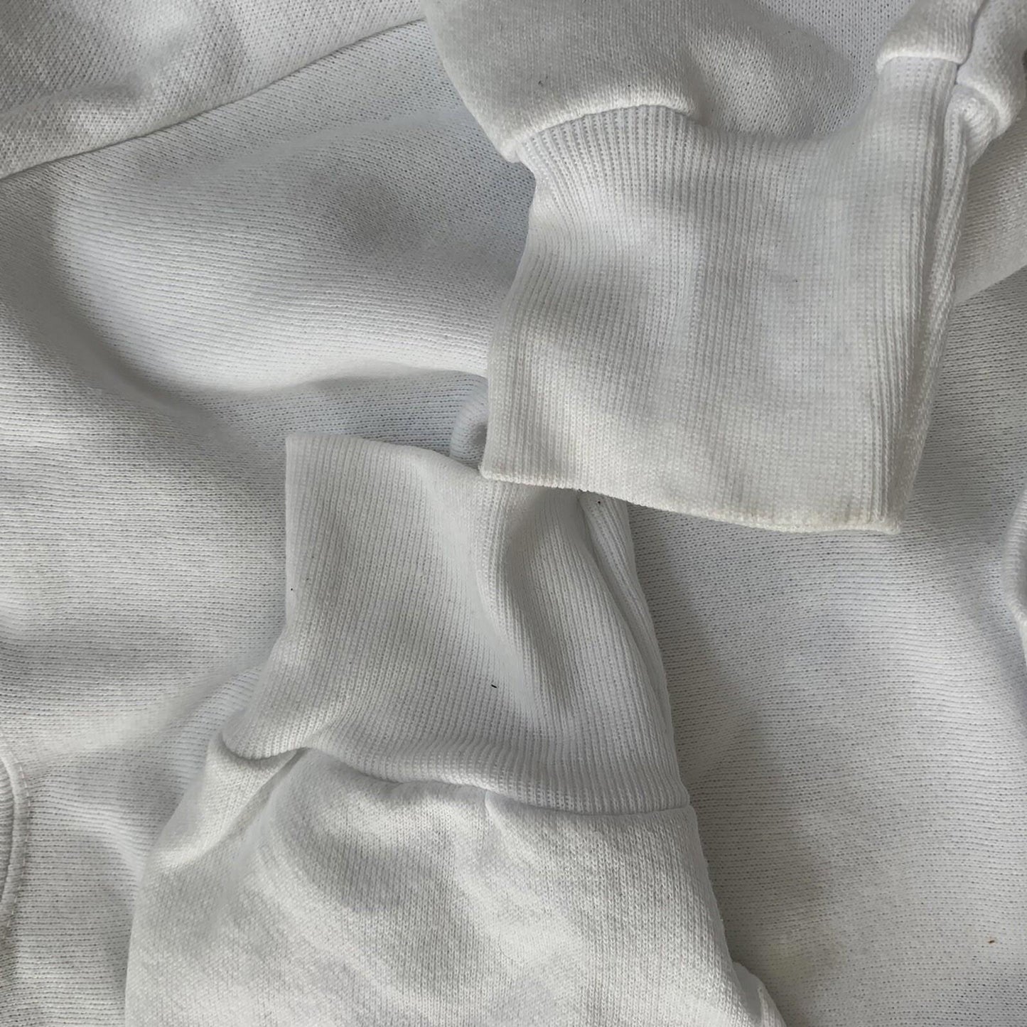 Oneita BLANK Vintage White Sweatshirt 90s Essential Lot Rap T Shirt Rare Jumper