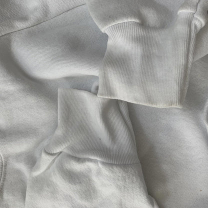 Oneita BLANK Vintage White Sweatshirt 90s Essential Lot Rap T Shirt Rare Jumper