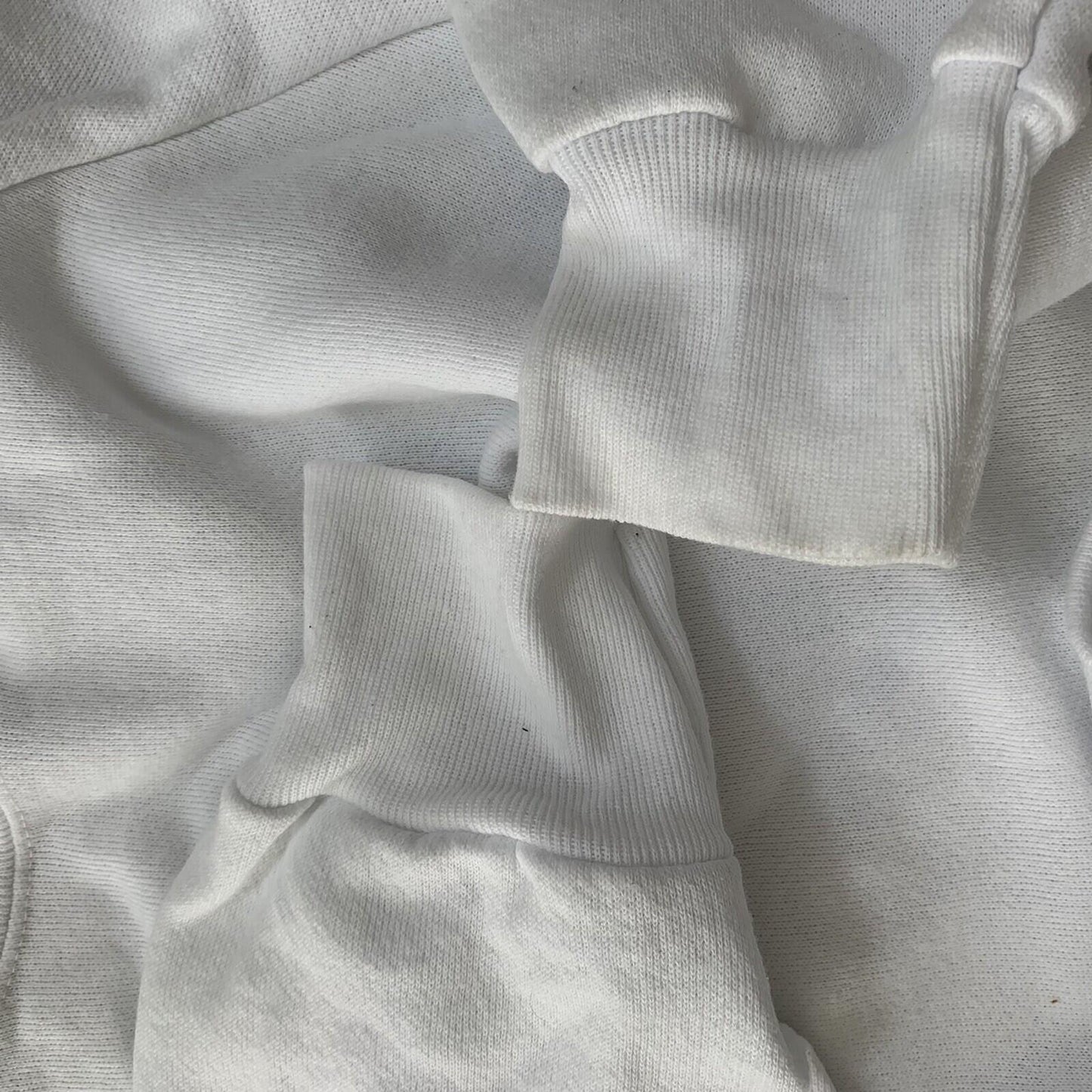Oneita BLANK Vintage White Sweatshirt 90s Essential Lot Rap T Shirt Rare Jumper