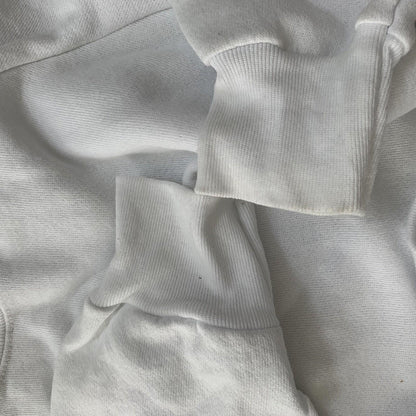 Oneita BLANK Vintage White Sweatshirt 90s Essential Lot Rap T Shirt Rare Jumper