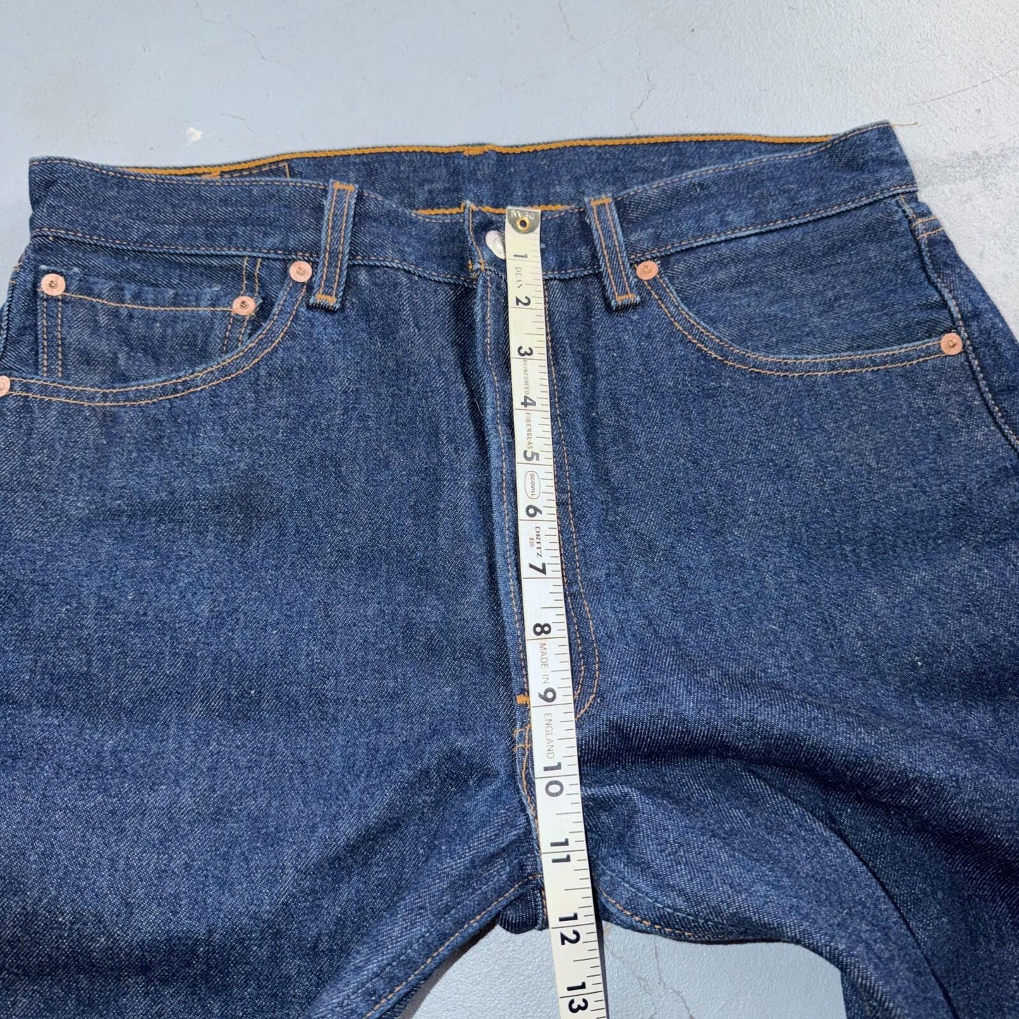 Levis 501 Vintage Y2K 90s XX Straight Leg Jeans Blue Dark Wash 33x30 Act 32x27